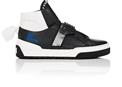 karlito fendi shoes|Fendi Karlito Studded Sneakers .